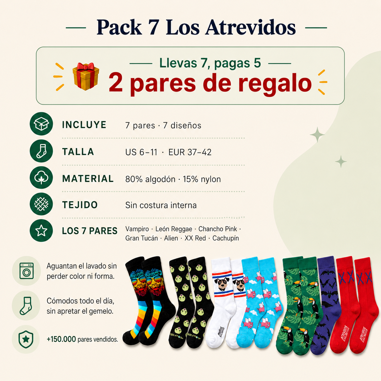 Pack 7 Los Atrevidos