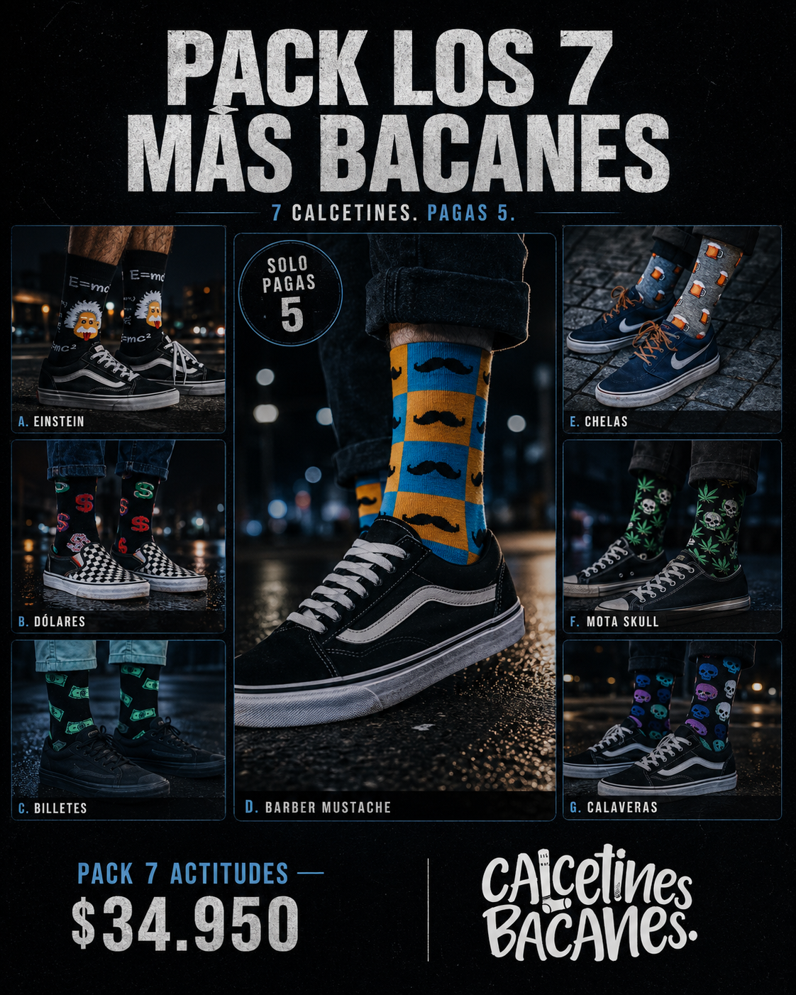 Pack Los 7 Más Bacanes