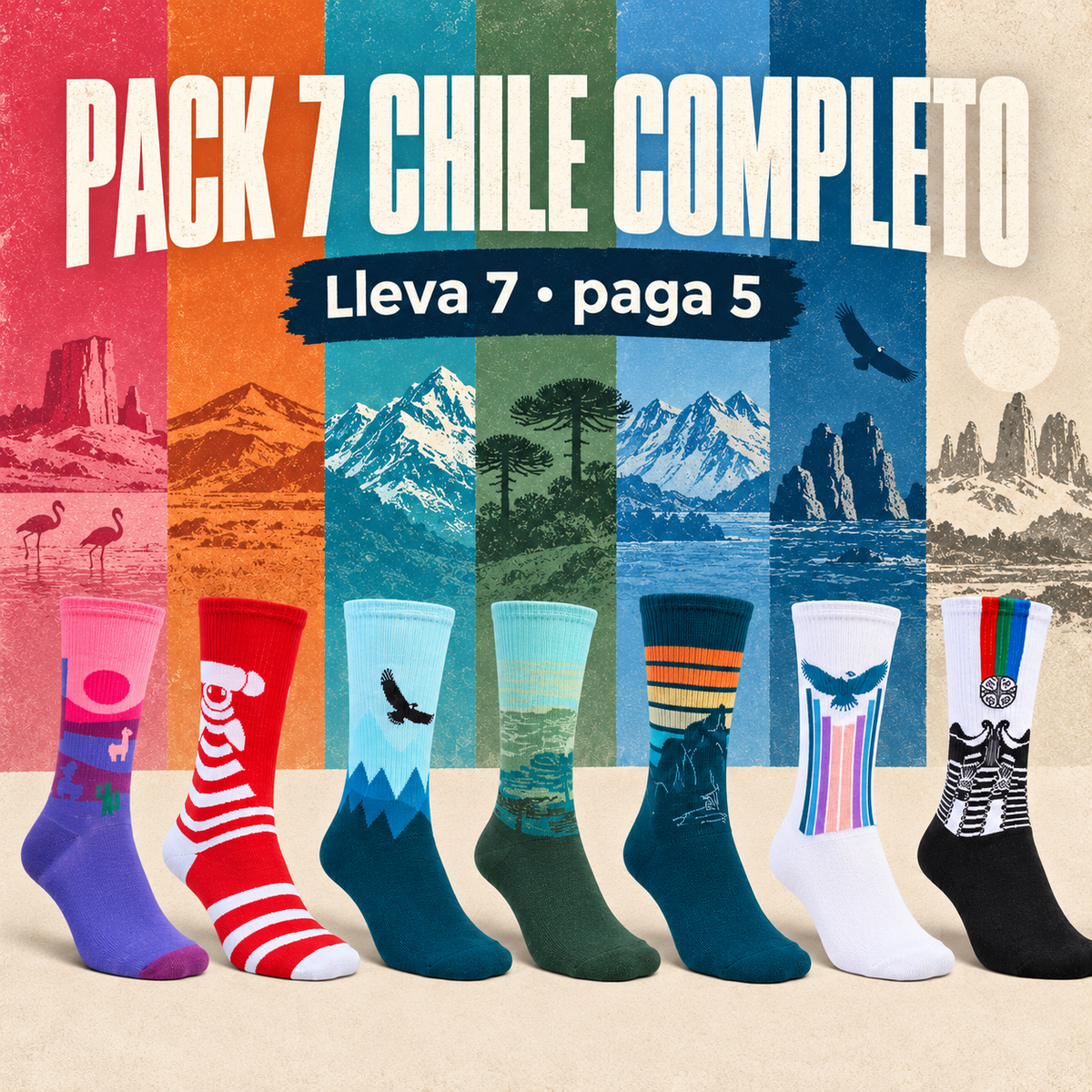 Pack 7 Chile Completo