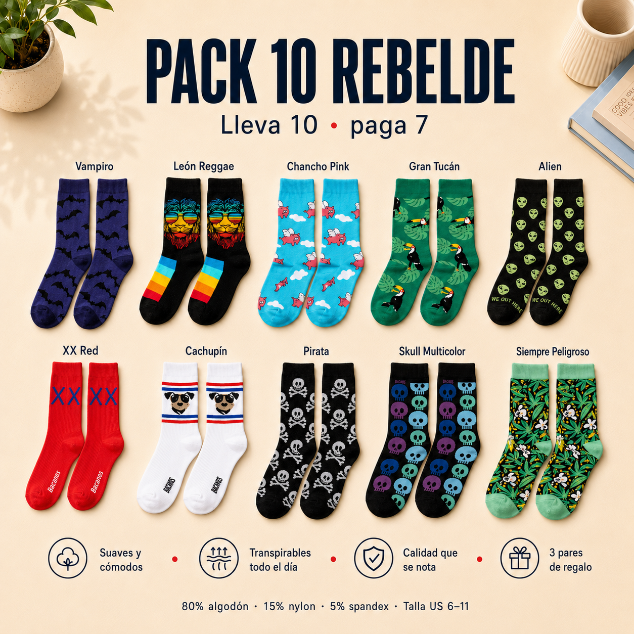 Pack 10 Rebelde