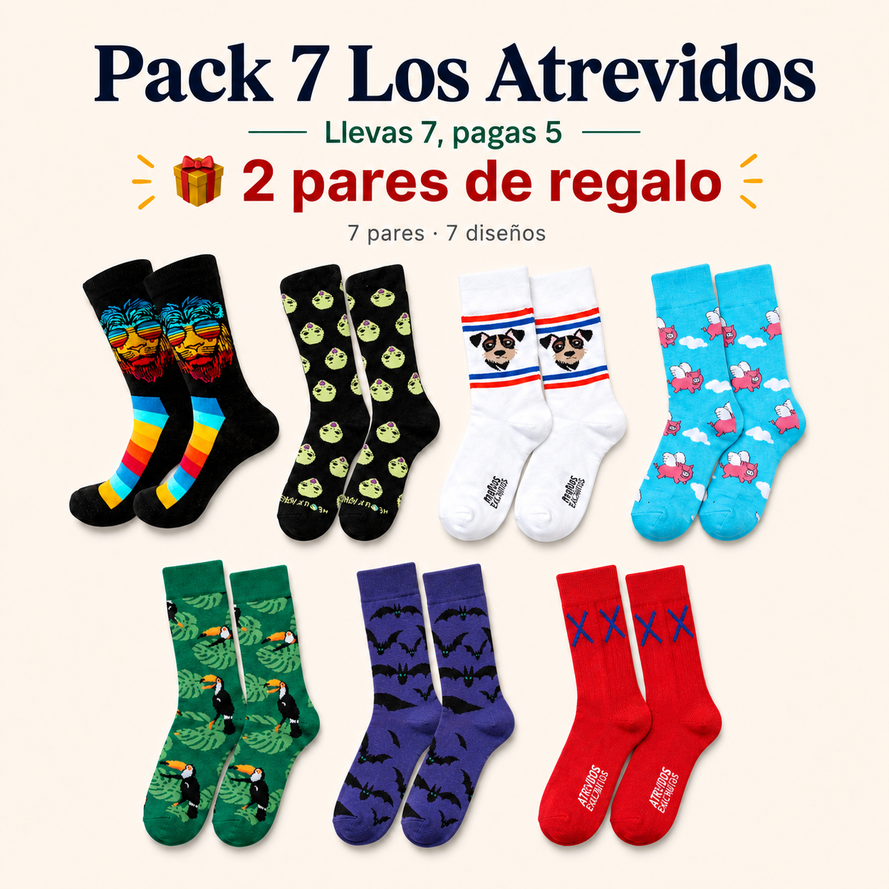Pack 7 Los Atrevidos
