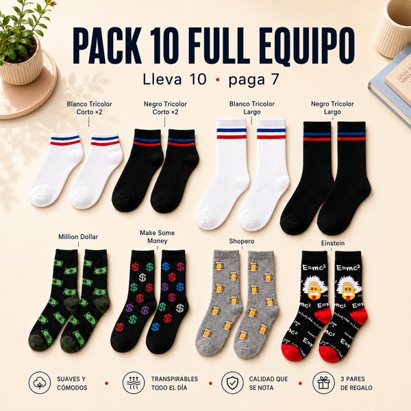Pack 10 Full Equipo