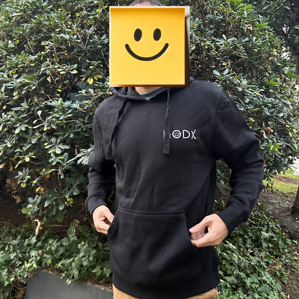 Poleron Negro HODX Blanco