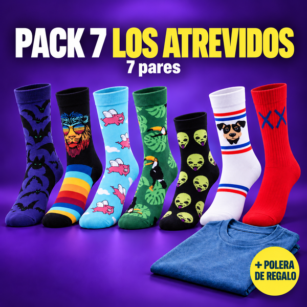 Pack 7 Los Atrevidos + Polera