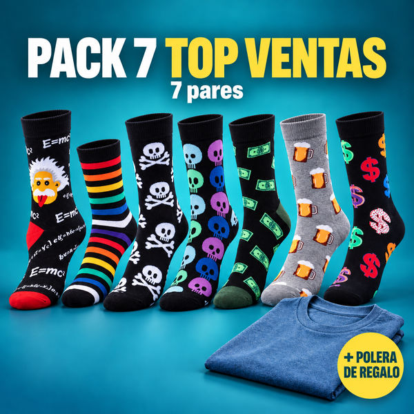 Pack 7 Top Ventas + Polera