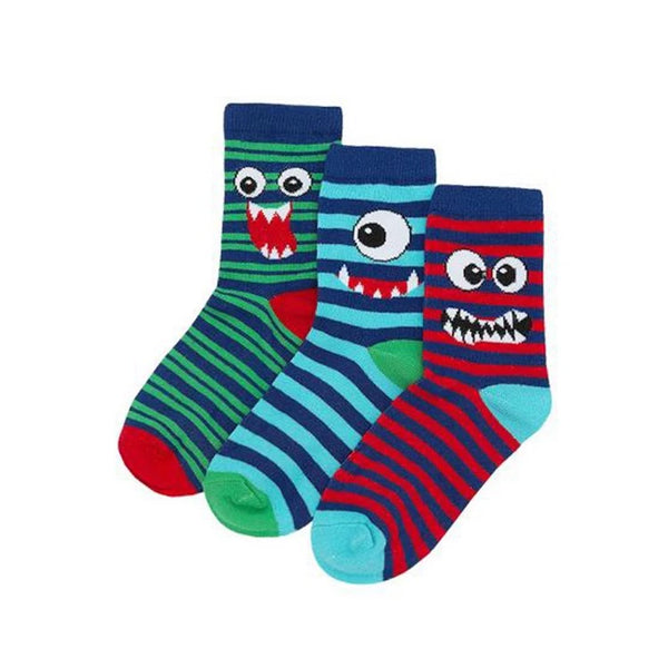 Pack 3 Mini Calcetines Bacanes Monstruitos