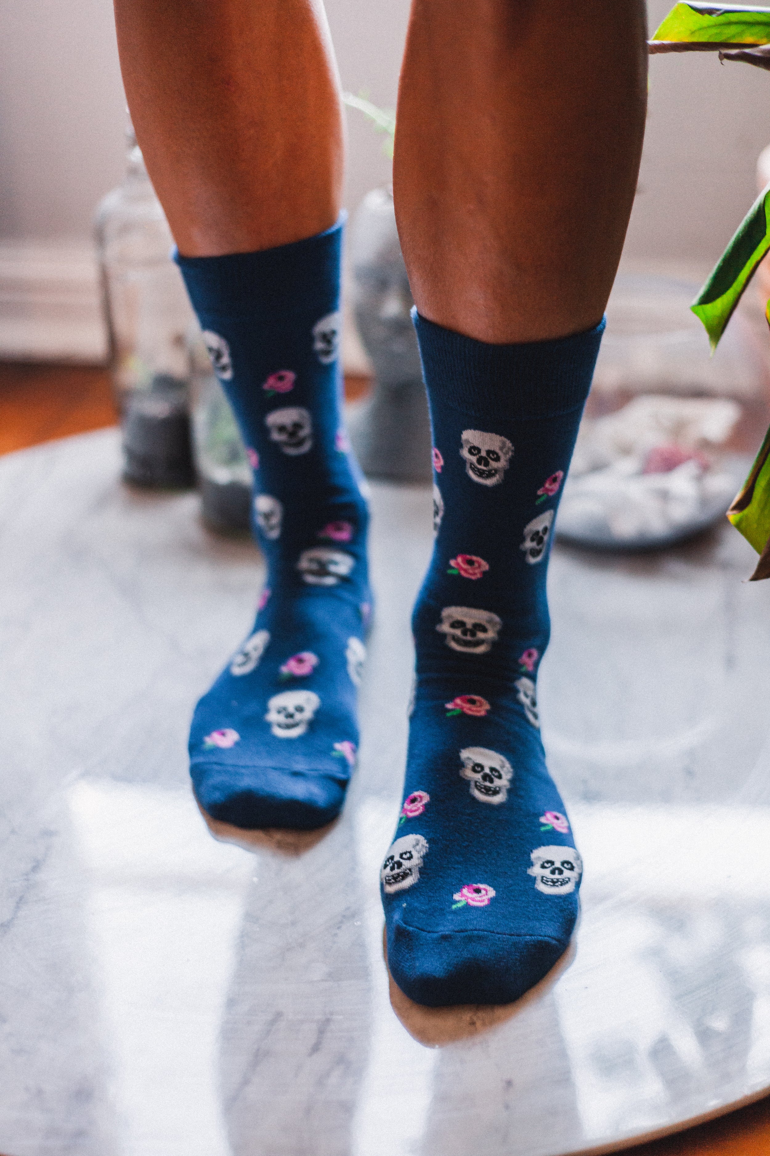 SKULL & ROSES   Calcetines Bacanes